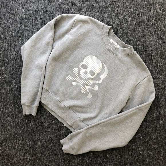 soulcycle Tops - SOULCYCLE Cropped Skull Sweatshirt